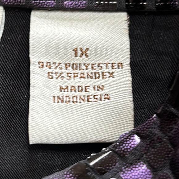 Kim Rogers purple and black sequin jacket. Excellent condition. Size 1X - Picture 3 of 14